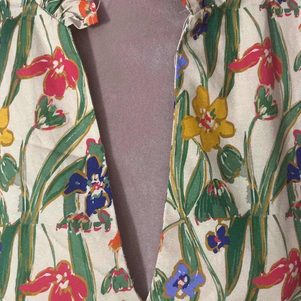 Taylor Tillman New York NWT Ruby Top in Floral Symphony Size M - Picture 5 of 7